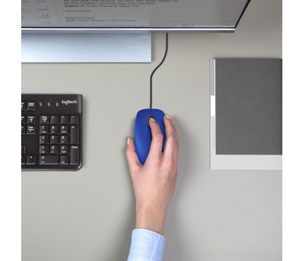 Logitech M110 Silent niebieska - 659861 - zdjęcie 6